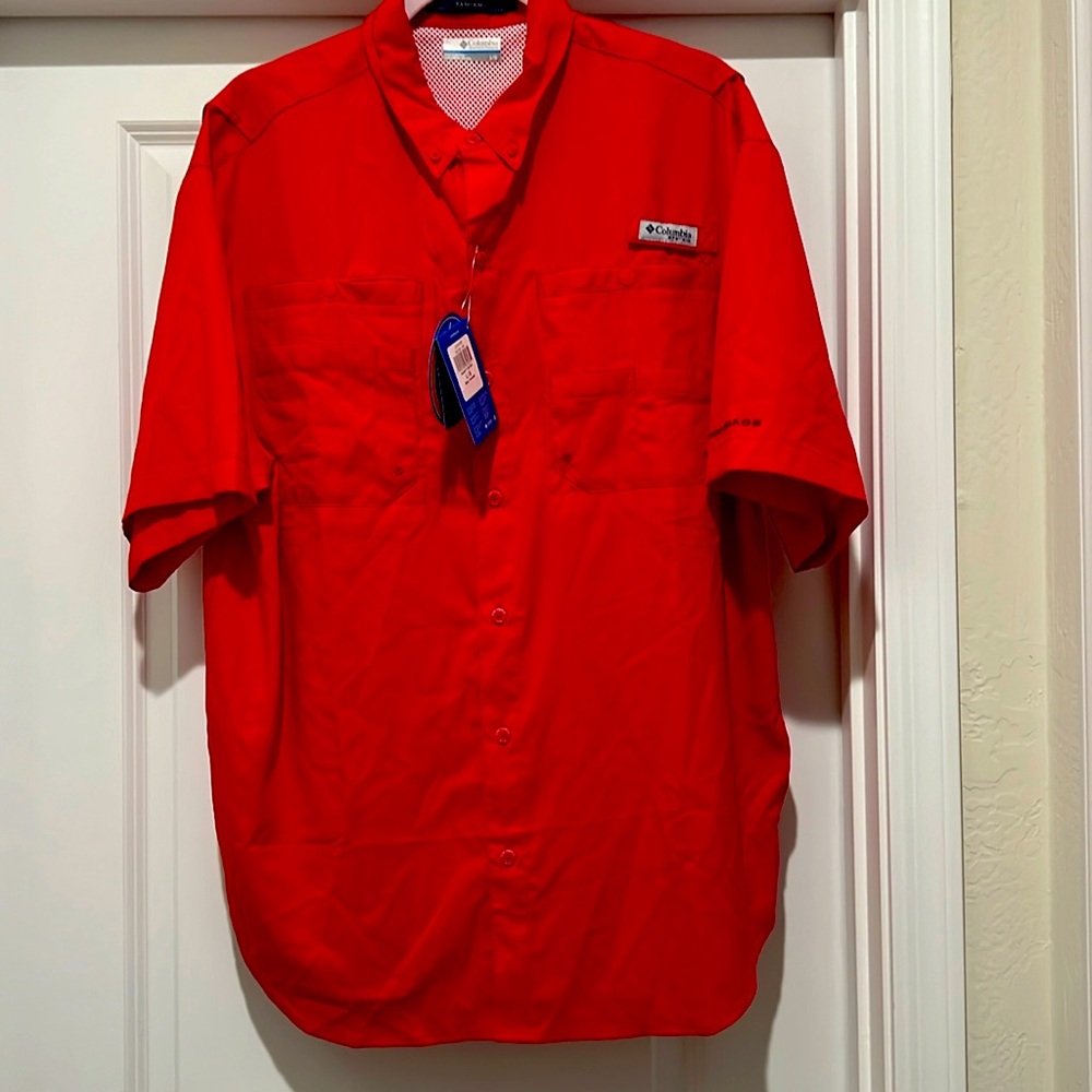New Mens Columbia PFG shirt